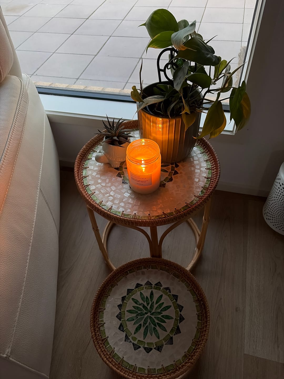 Customer photo review of Oasis Rattan Table Set