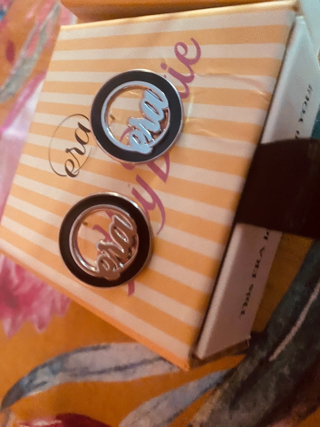 Customer photo review of Silver Diva Studs