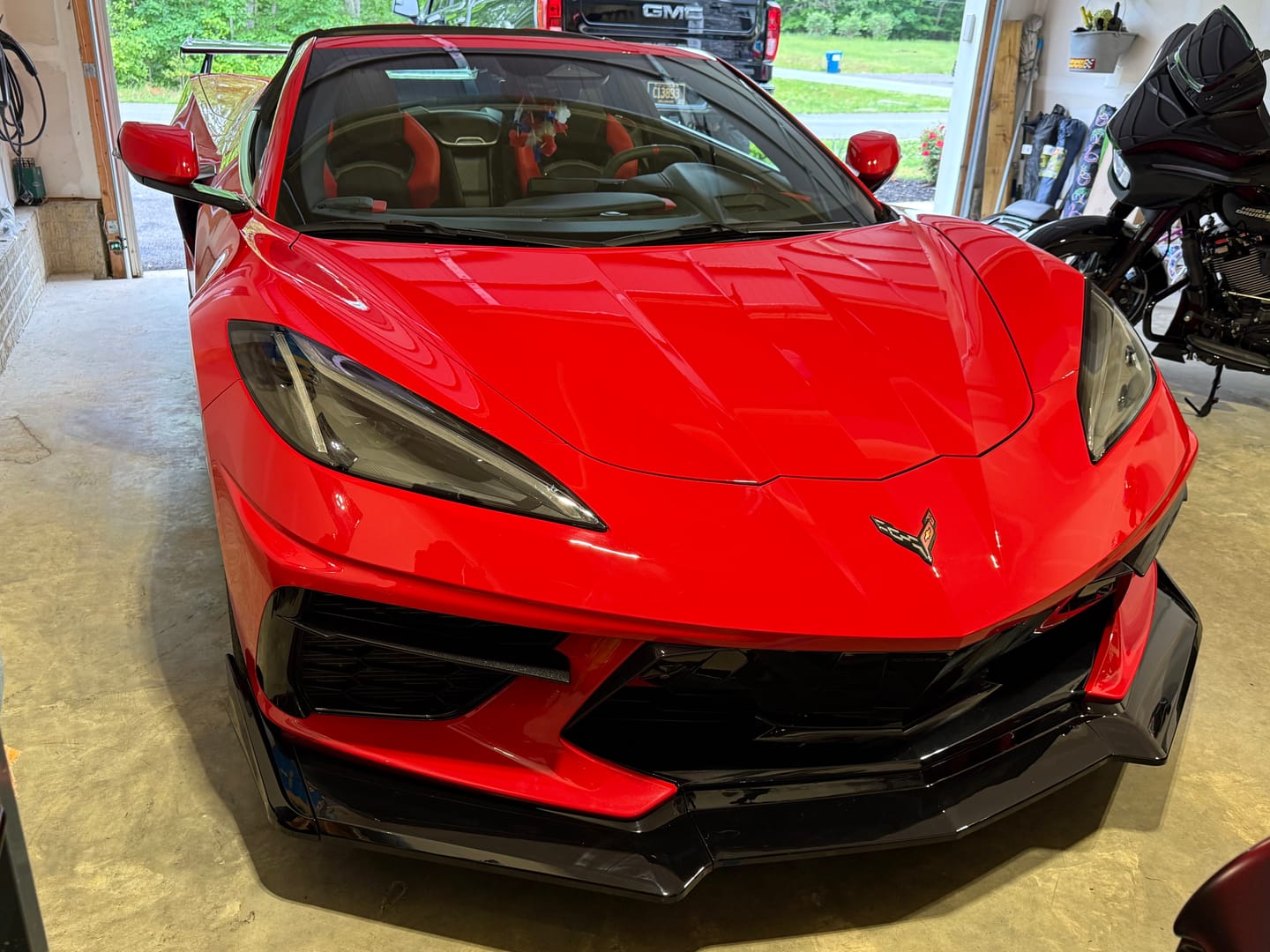 Customer photo review of Corvette C8 Stingray Front Splitter [5-Piece Extended Version]