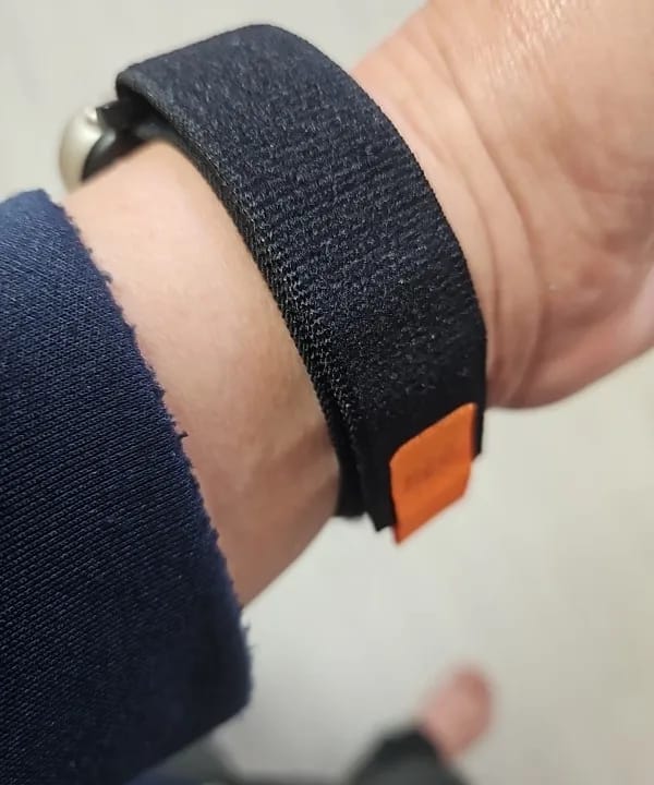 Customer photo review of Amazfit Nylon Loop Watch Band - Durable Adjustable Strap For Smartwatch