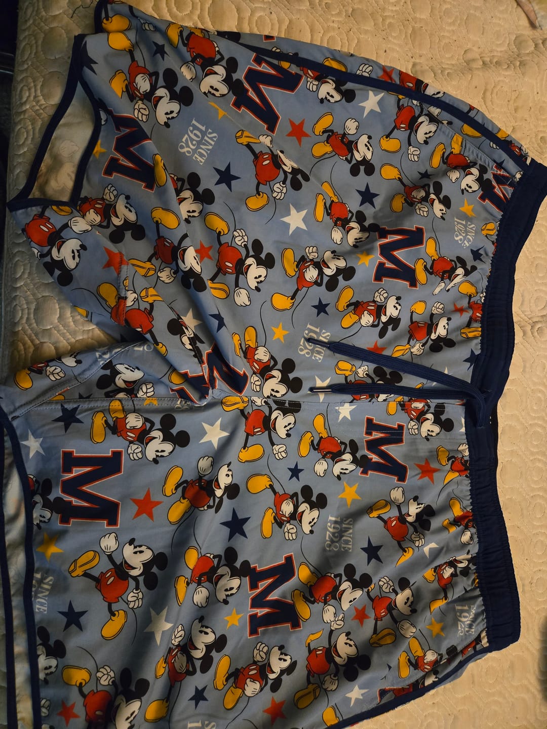 Customer photo review of Disney "M-azing Mickey" – V2 Lined Training Shorts