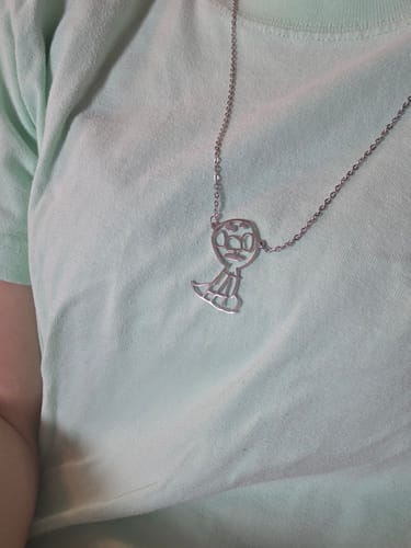 Customer photo review of 【期間限定販売4/29〜5/10】お絵描きが素敵なアクセサリーに大変身♪お絵描きアクセサリー
