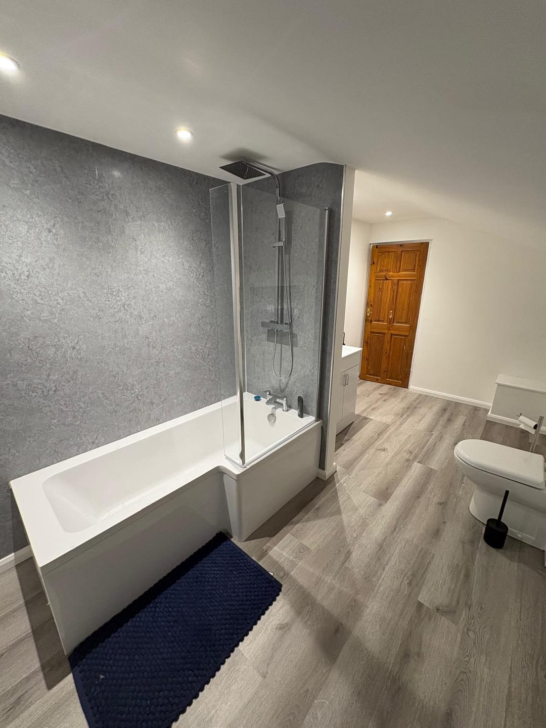 Customer photo review of 10mm Light Concrete Matt Shower Panel 1M x 2.4M