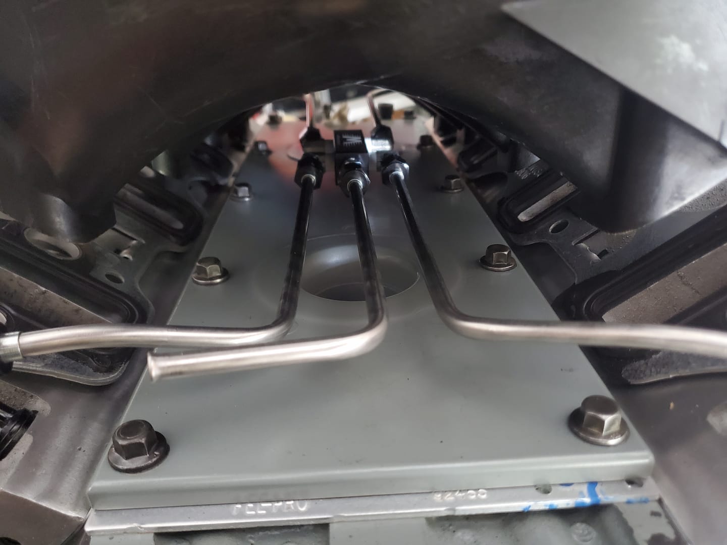 Customer photo review of Motion Raceworks LS Stainless Coolant Crossover Steel Steam Vent Kit 10-10005