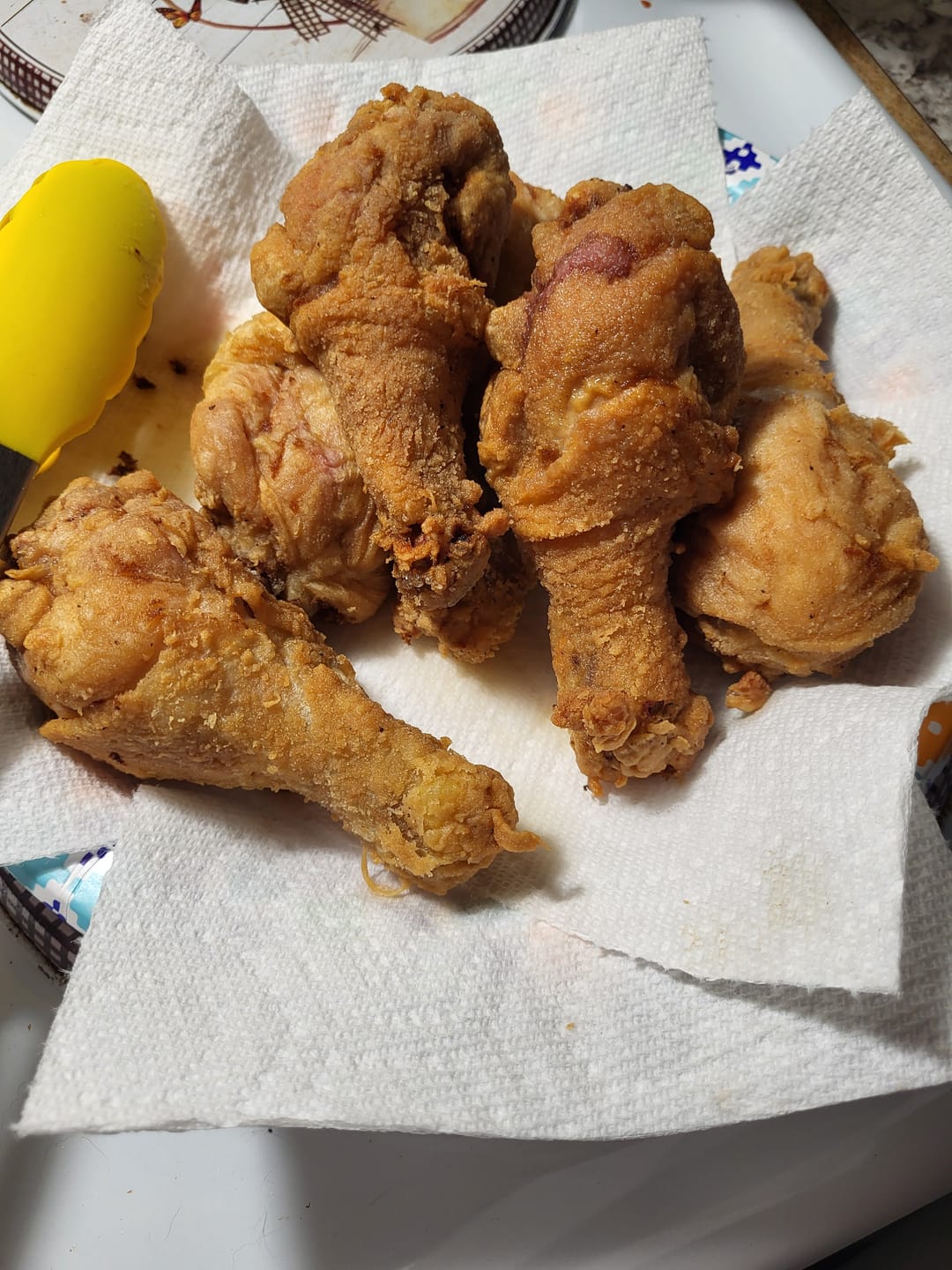 Customer photo review of Cousin T's Gourmet King Trump Fried Chicken Mix (Single Box)