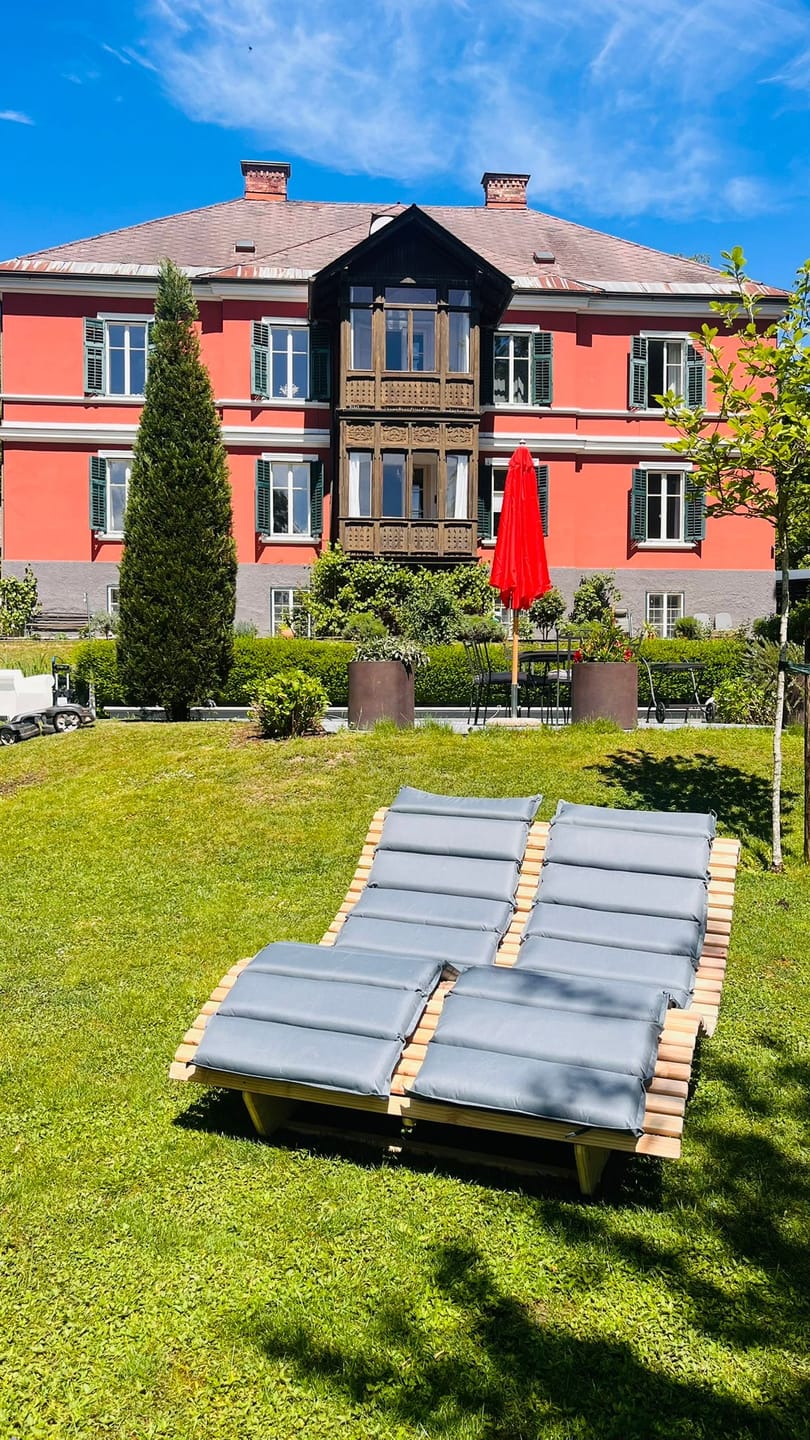 Customer photo review of Himmelsliege ,,Eibsee" Relaxliege aus Lärchenholz mit Rädern  ‍