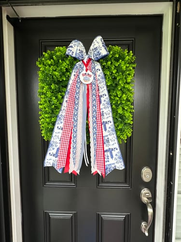 Customer photo review of Patriotic Chinoiserie