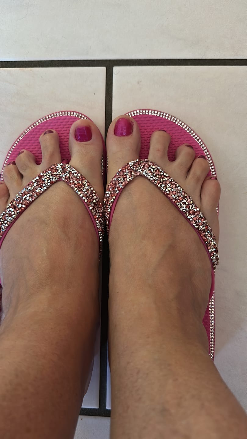 Customer photo review of Flip-Flop / Anna - Magenta-Pink
