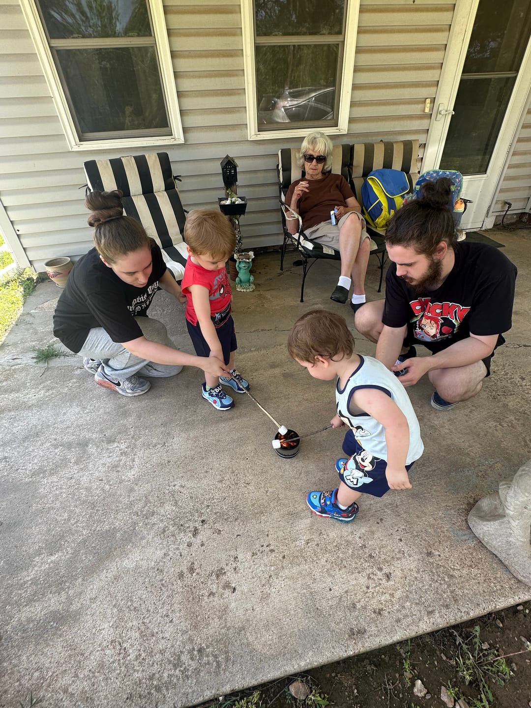Customer photo review of City Bonfire (Portable Fire Pit)