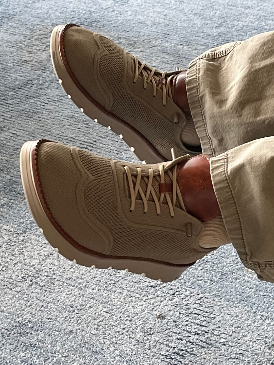 Customer photo review of Comfy Stride  - Hands Free Slip In  & Extra Wide Toe Box