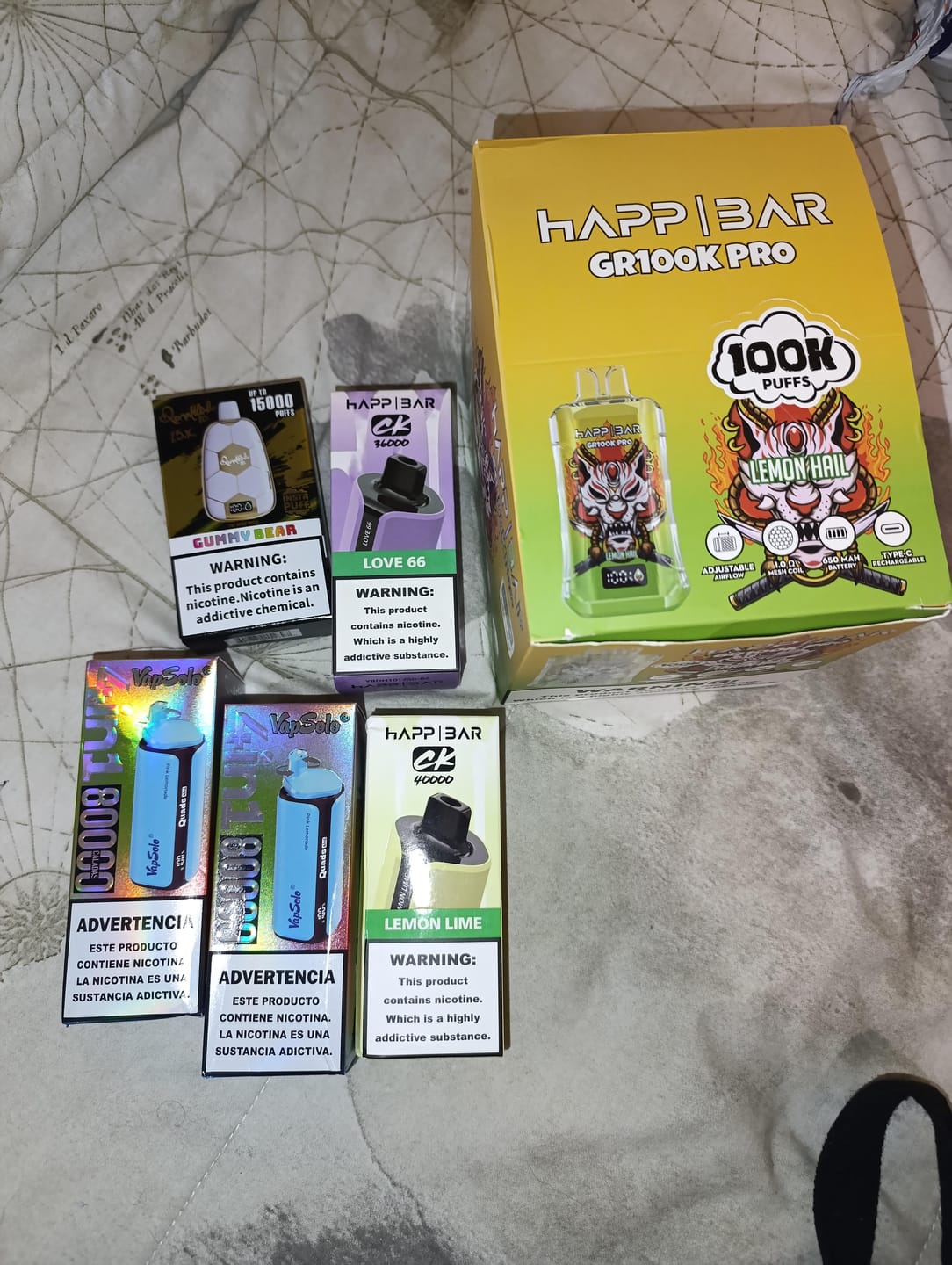 Customer photo review of HAPPBAR GR100k PRO | 100.000 puffs
