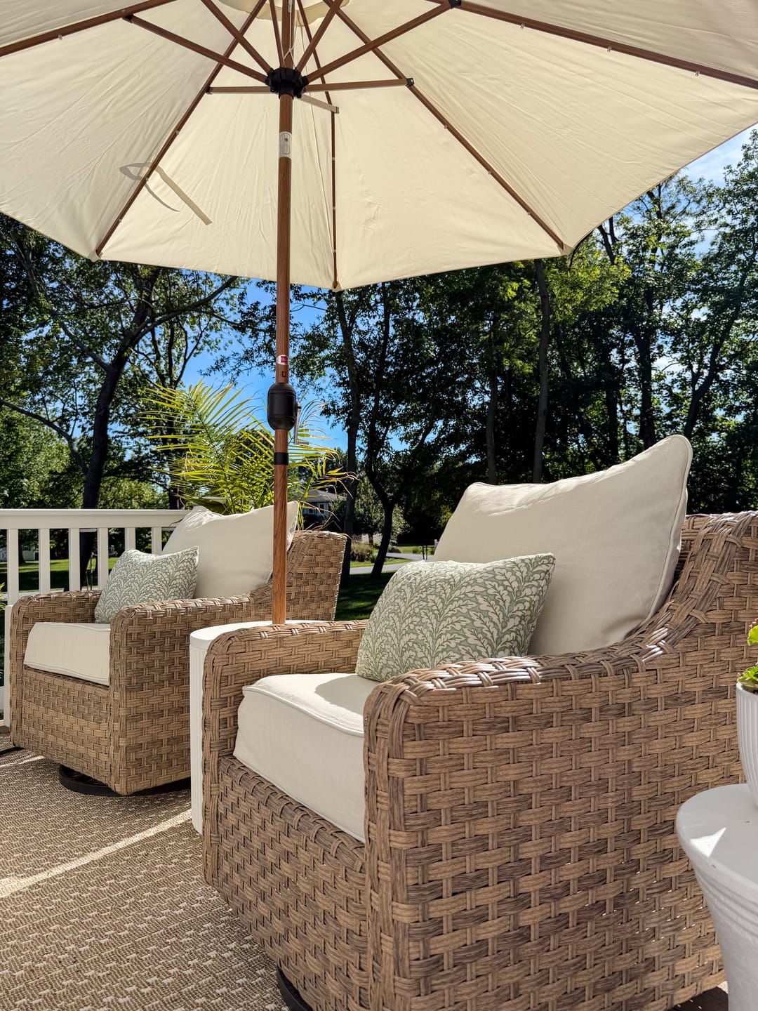 Customer photo review of Deep Seat Chair Cushion Set