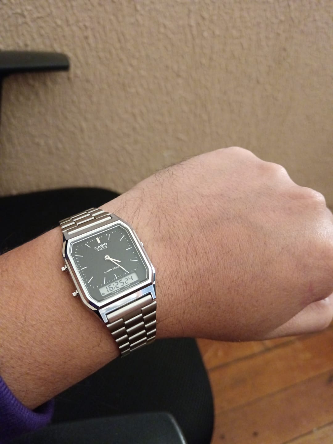 Customer photo review of Reloj Casio Vintage AQ-230A-1DMQ Dial Negro