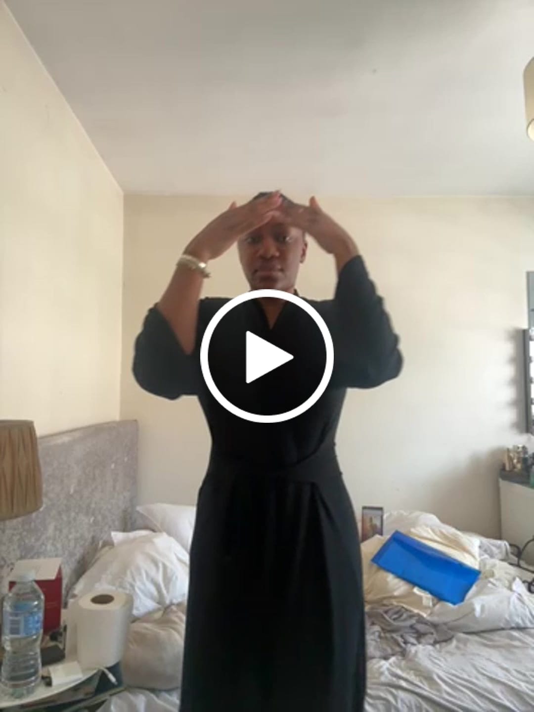 Customer video review of The Princess Robe-Black