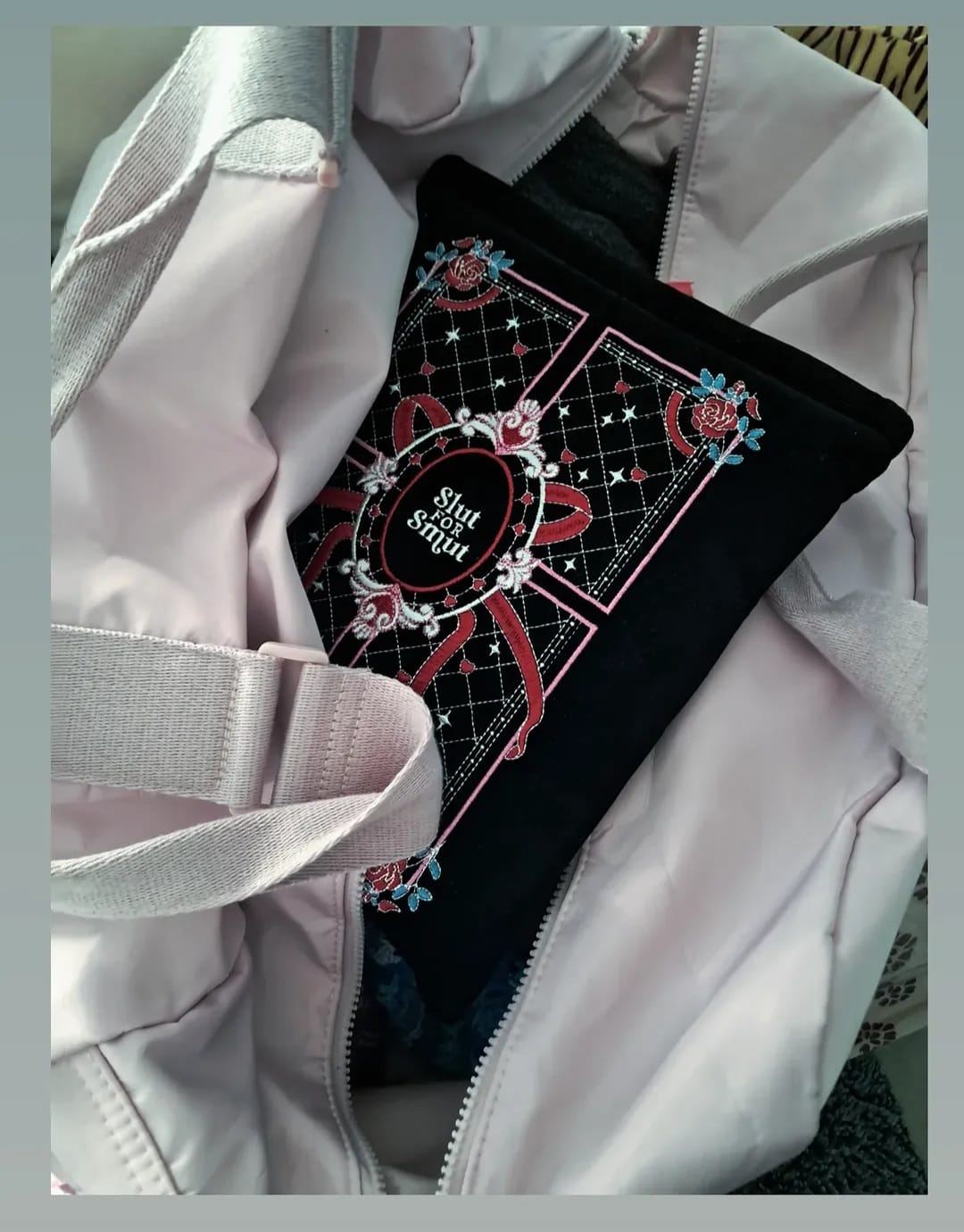 Customer photo review of Slut for Smut Book Sleeve - Black