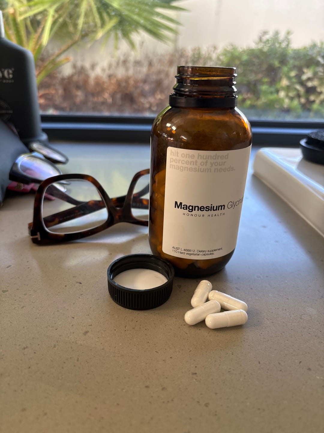 Customer photo review of Magnesium Glycinate (Pure & Unbuffered) - 110 Capsules