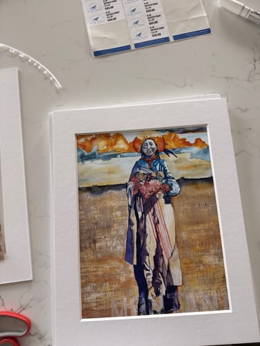 Customer photo review of 8.5x11 Giclee Fine Art Prints