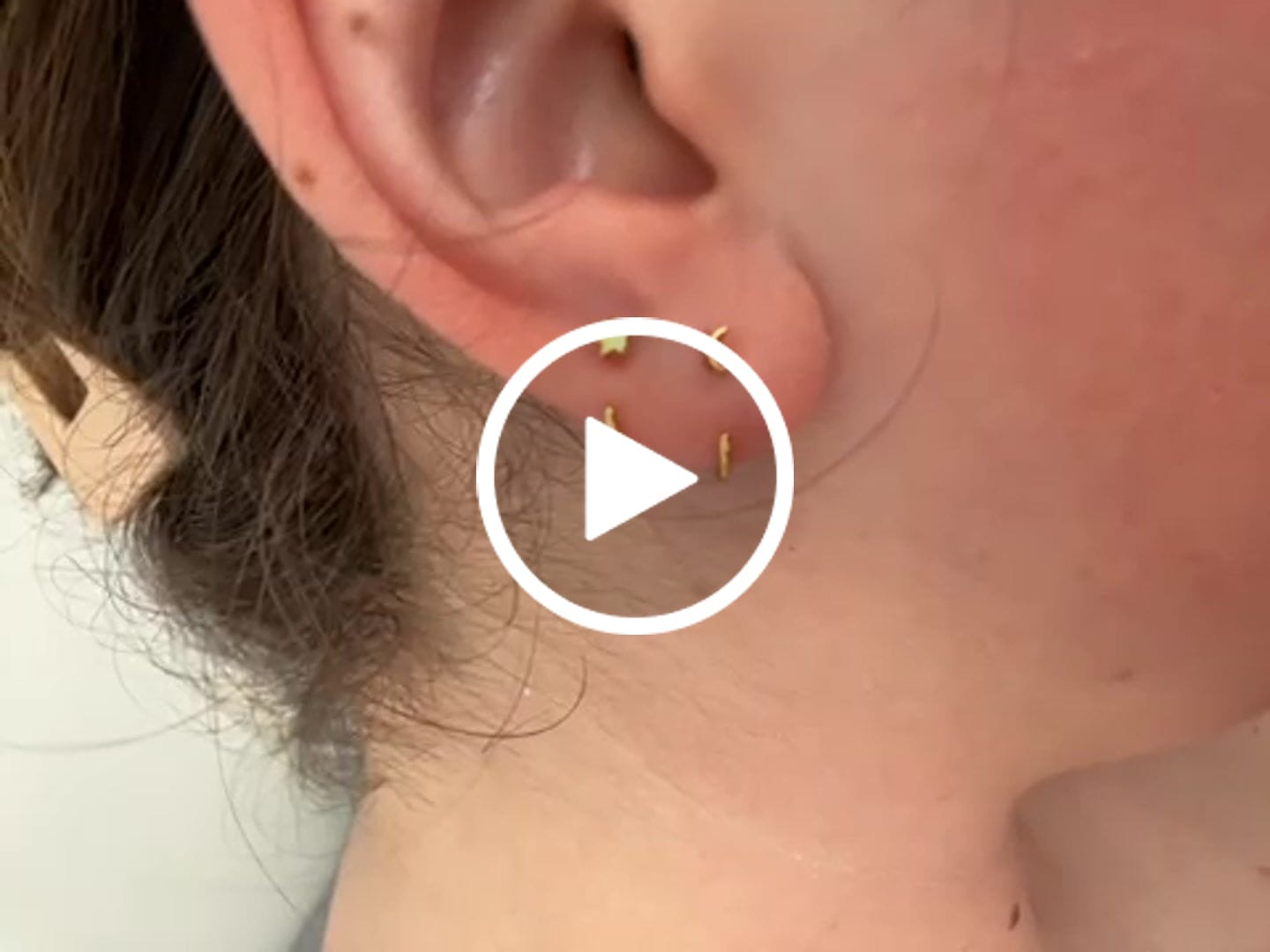 Customer video review of Stay Close Charm Hoops Set