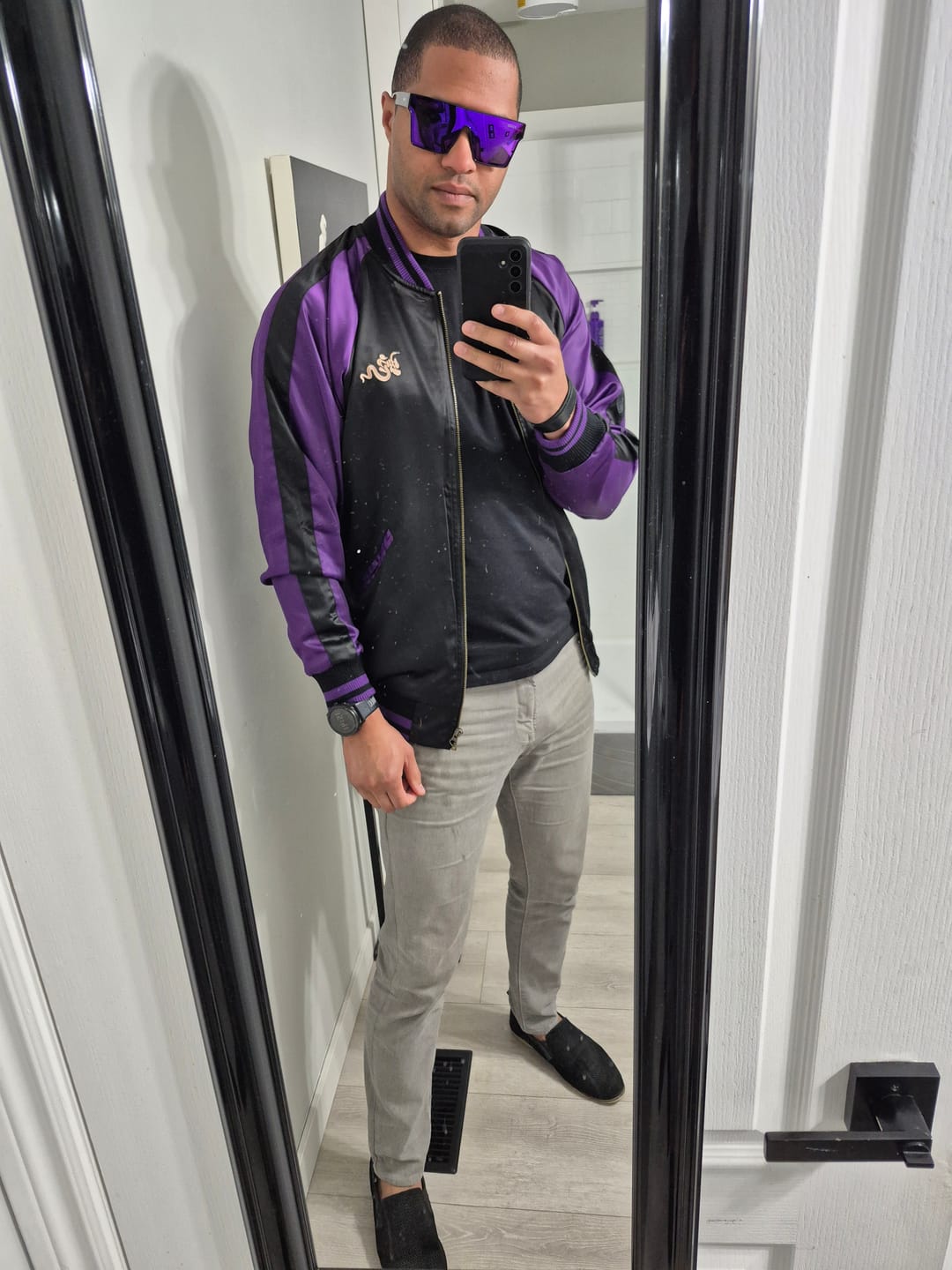 Customer photo review of Violet Viper Sukajan Jacket