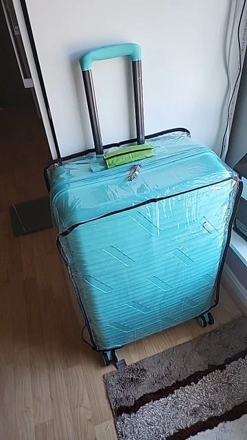 Customer photo review of Housse de Valise Transparente & Imperméable