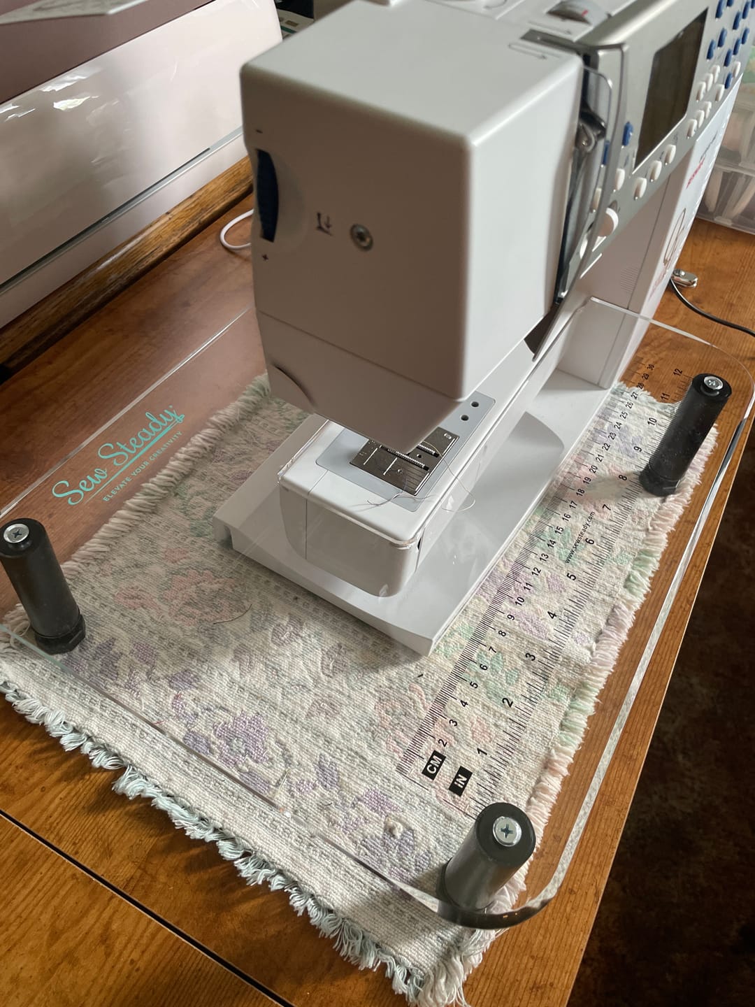 Customer photo review of Sew Steady Sewing Machine Extension Table