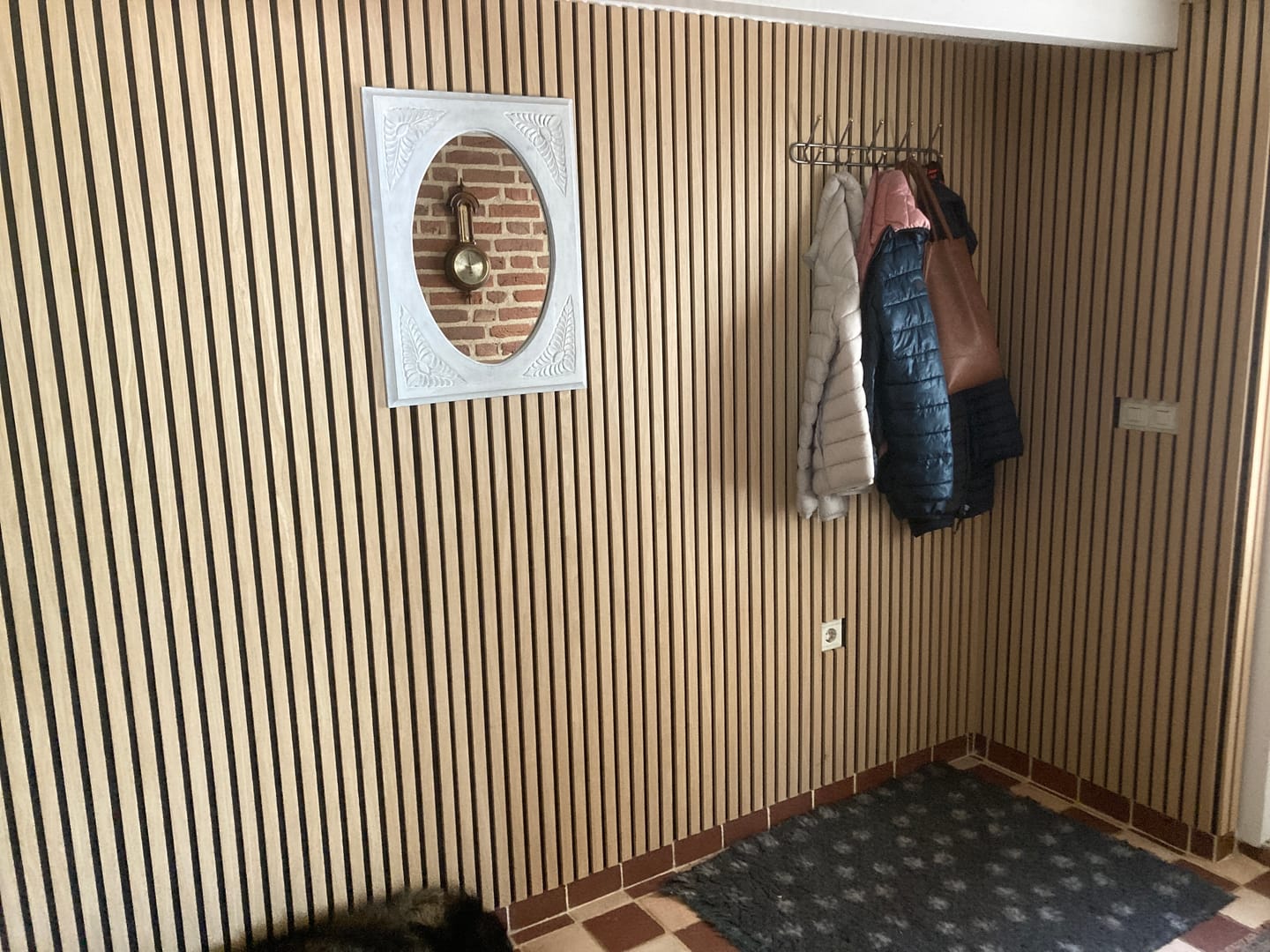 Customer photo review of Akoestische panelen 260 x 60 x 1.4 cm - Eiken Naturel