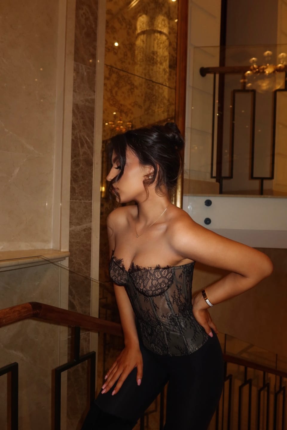 Customer photo review of Lace Corset Charm🖤