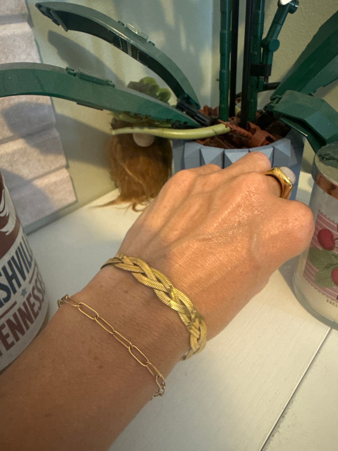 Customer photo review of Maui Paperclip Bracelet (Bundle)
