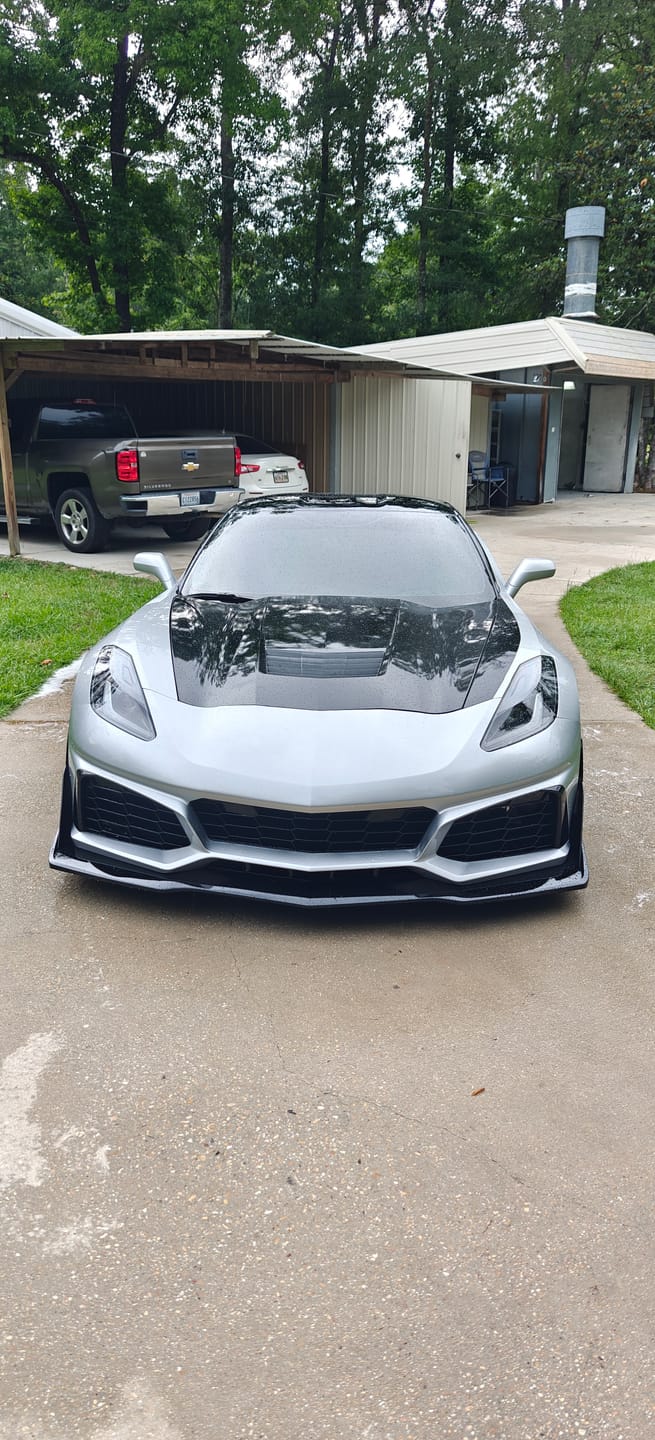 Customer photo review of Corvette C7 ZR1 Conversion Front Bumper Kit