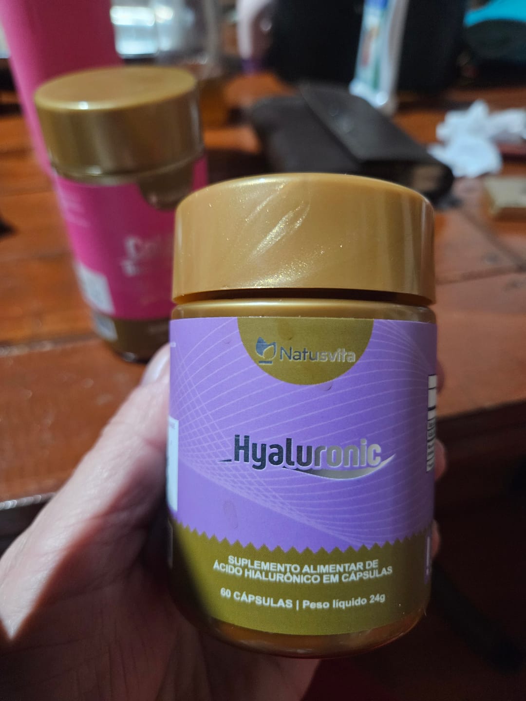 Customer photo review of Hyaluronic 150mg por cápsula. 60 cápsulas. Ácido Hialurônico Concentrado
