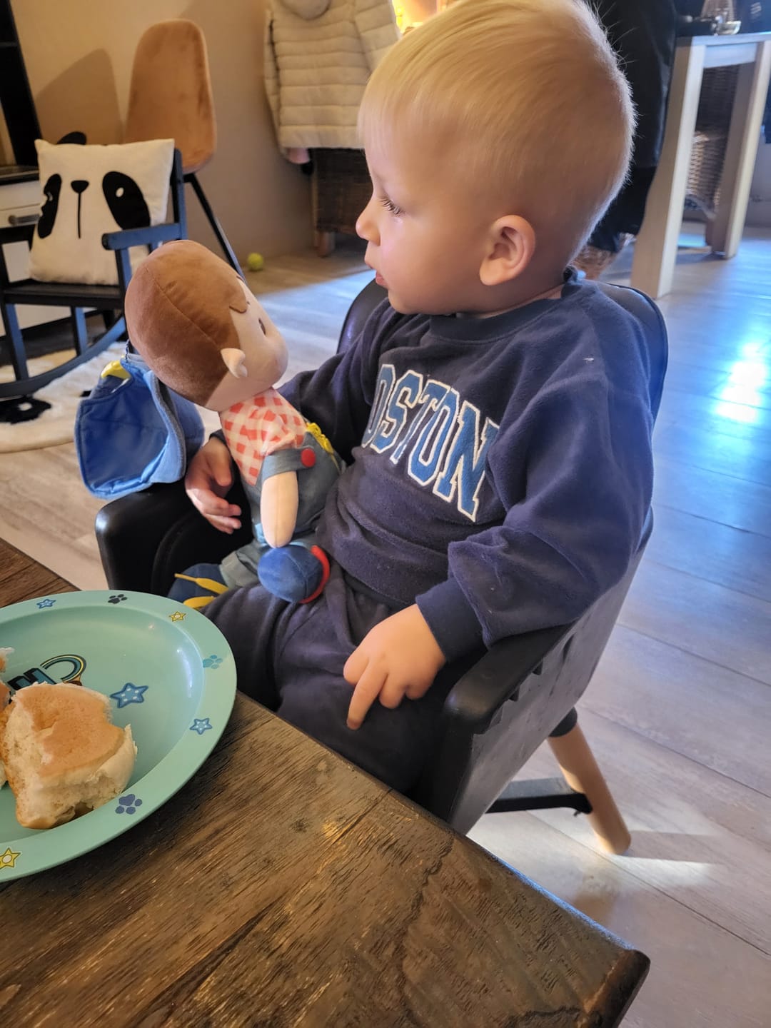 Customer photo review of [PRE-ORDER] Personalized Crayon Charles - Montessori Doll