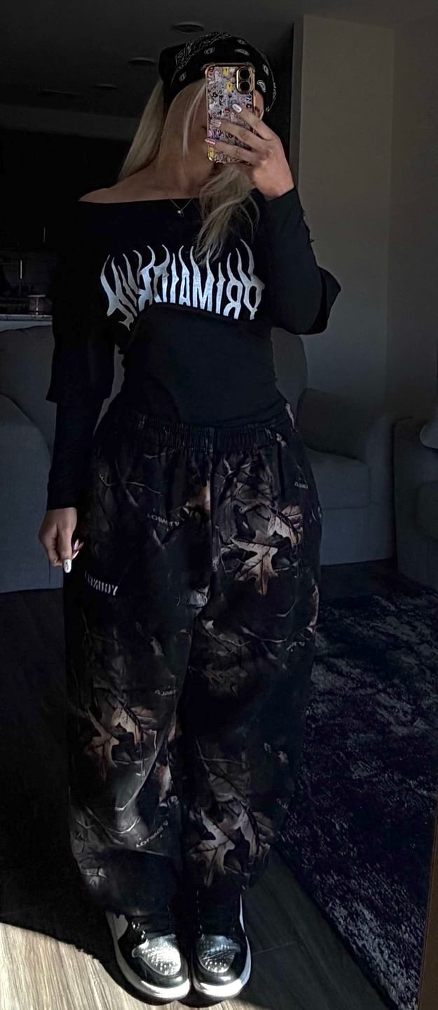Customer photo review of 2063 - Tree Camo Collection - Baggy Joggers