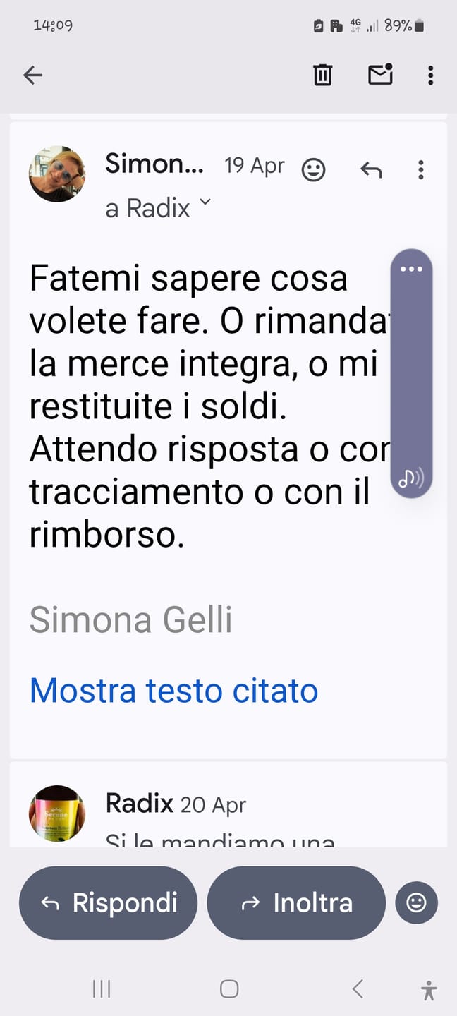 Customer photo review of GUIDA DETOX DI 2 SETTIMANE