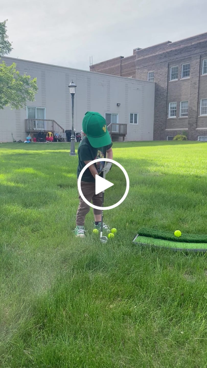 Customer video review of ZERO GRVTY - Toddler Golf 3 Club Set - Ages 3-5