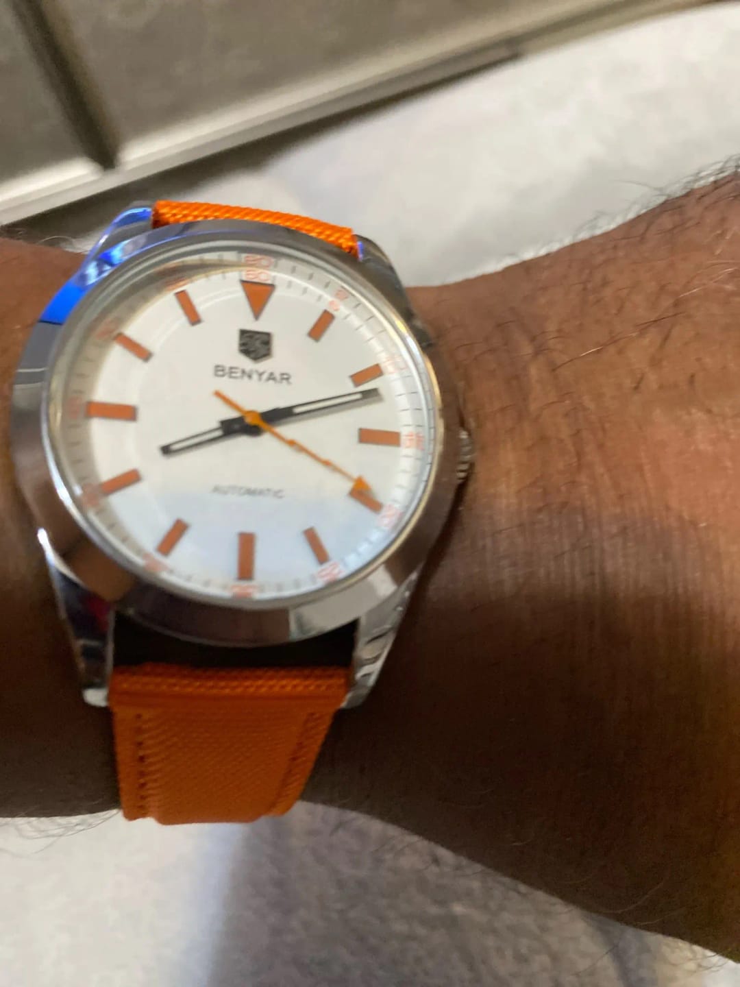 Customer photo review of Amazfit Sailcloth Watch Band Nylon Strap Quick Release Waterproof