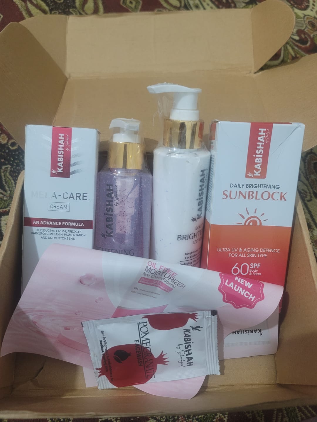 Customer photo review of Special Pigmentation Bundle