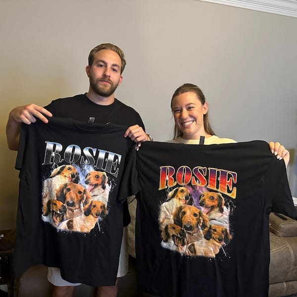 Customer photo review of Custom Vintage Tee/Crewneck/Hoodie