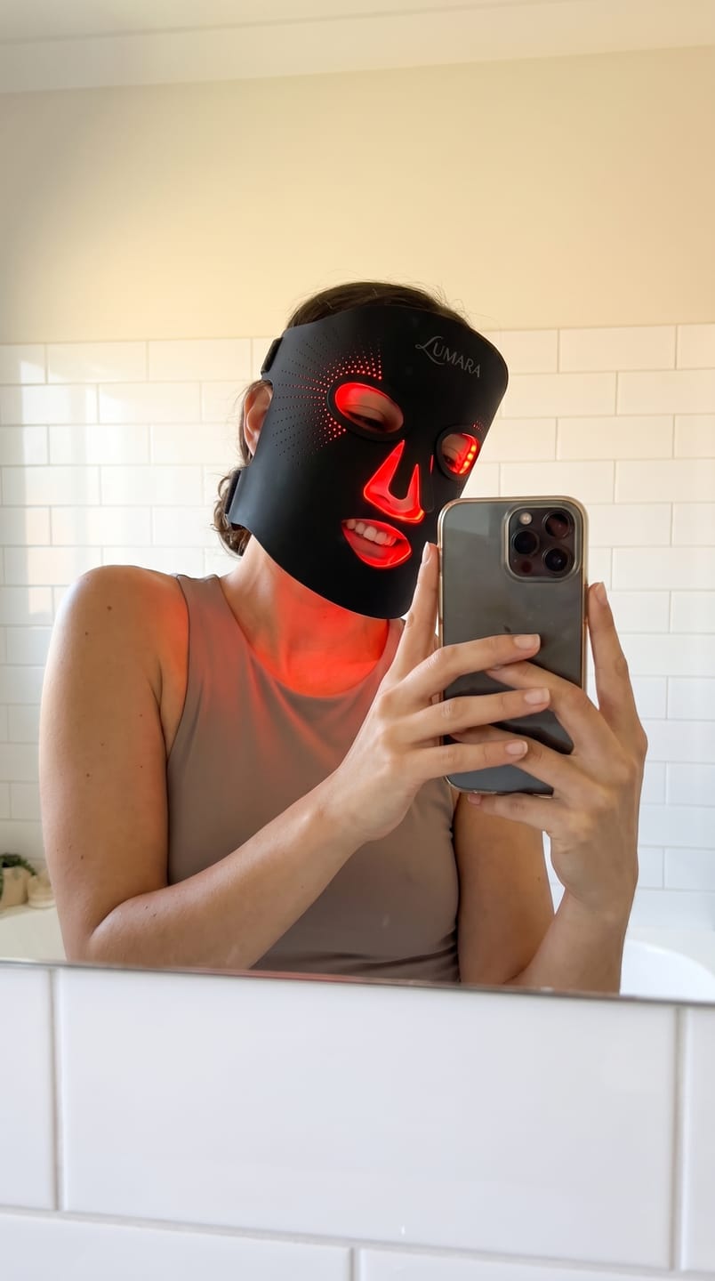 Customer photo review of Lumara Máscara LED