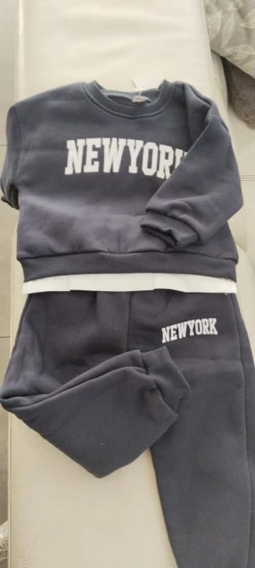 Customer photo review of New York Print Jogger Set