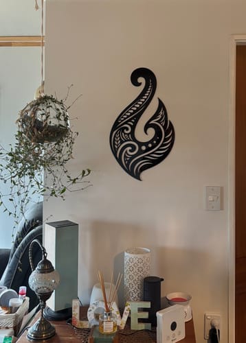Customer photo review of Fish Hook Wall Décor