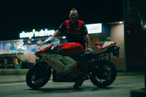 Customer photo review of Milwaukee Tools x Ducati Polo Shirt [Team Wear]