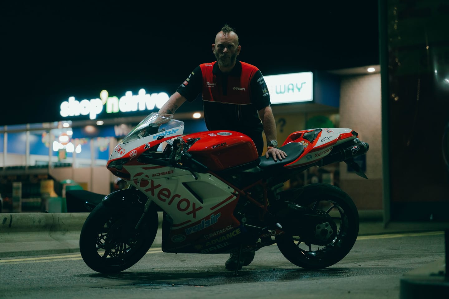Customer photo review of Milwaukee Tools x Ducati Polo Shirt [Team Wear]