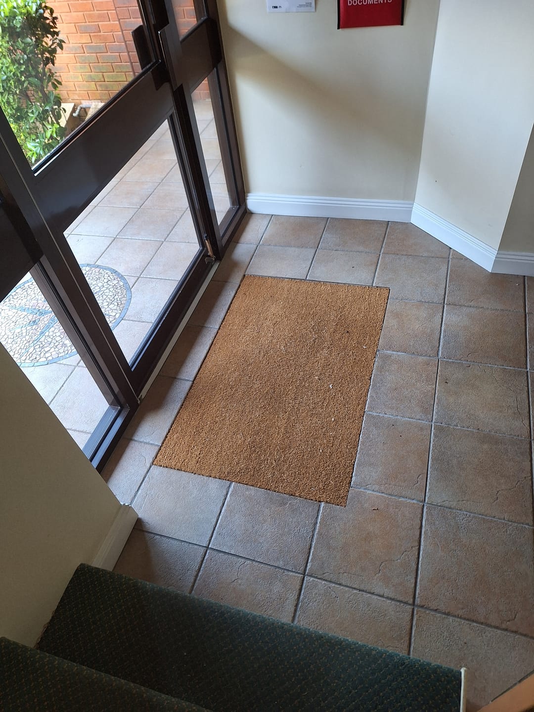 Customer photo review of Custom Size Heavy Duty Coir Coconut Roll Matting