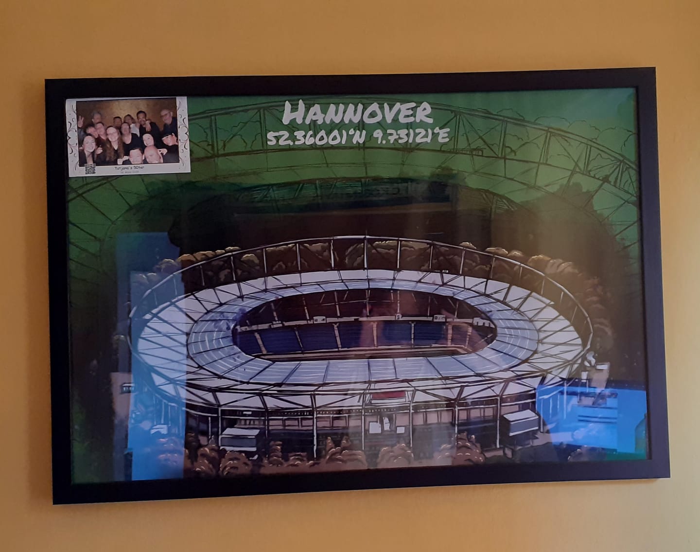 Customer photo review of Stadion Poster Hannover Art Print