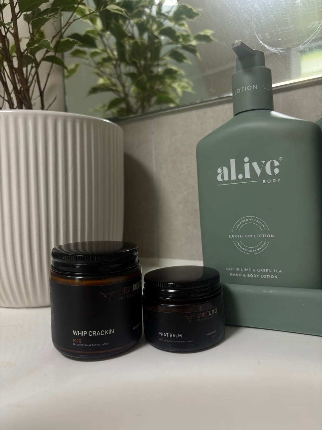 Customer photo review of PHAT BALM – Tallow Balm for Dry & Stressed Skin