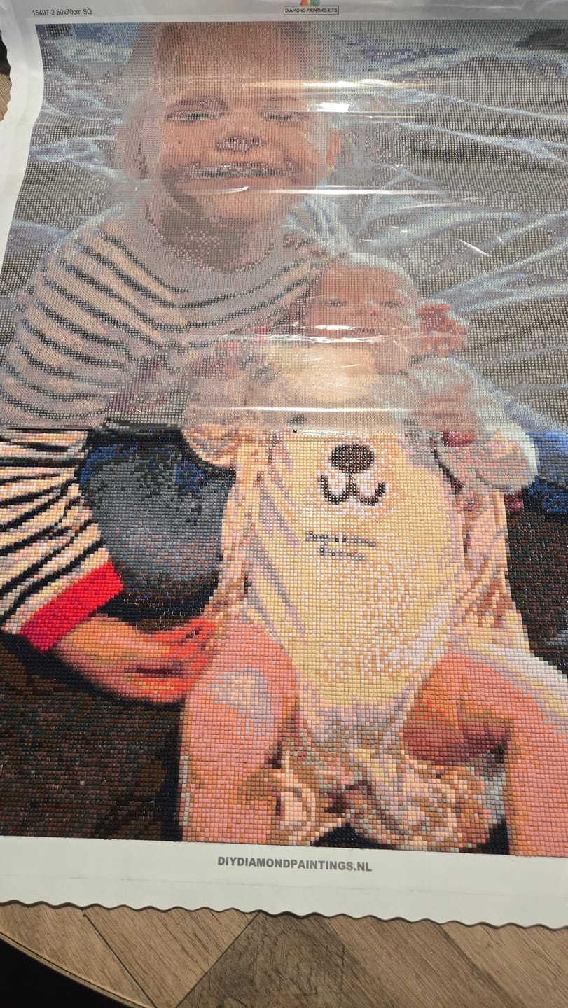 Customer photo review of Diamond Painting Eigen Foto (New)