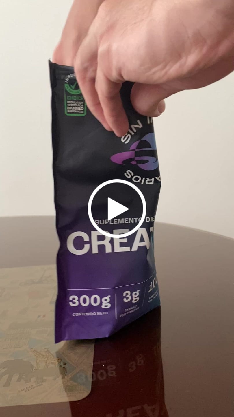 Customer video review of Creatina Monohidrato
