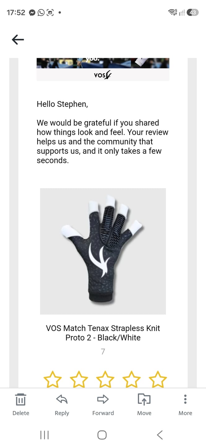 Customer photo review of VOS Match Tenax Strapless Knit Proto 2 - Black/White