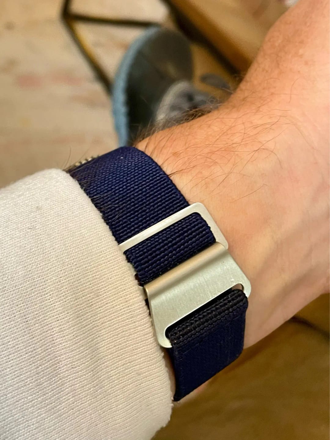Customer photo review of Amazfit Watch Bands Nylon One Size Fits All Universal Strap
