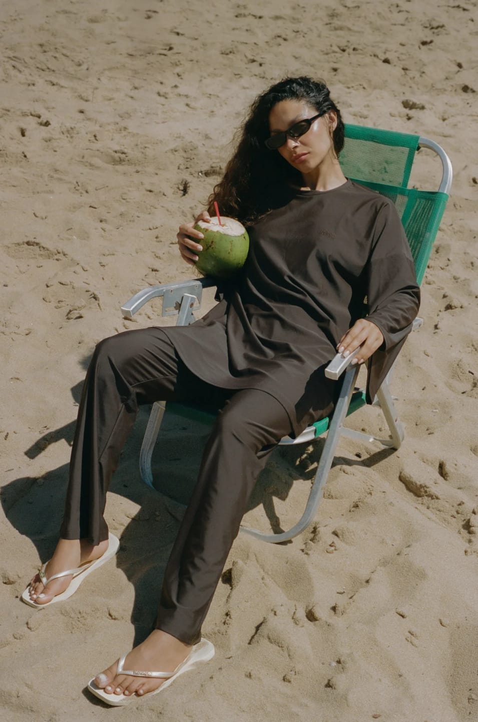 Customer photo review of Burkini alba | 3 pièces - dark expresso